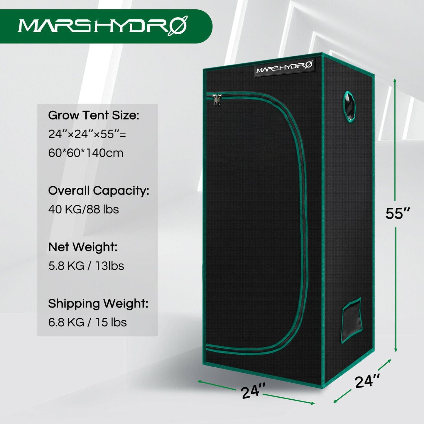 Mars Hydro - LED Grow Light - Full Spectrum Home Tent Kits