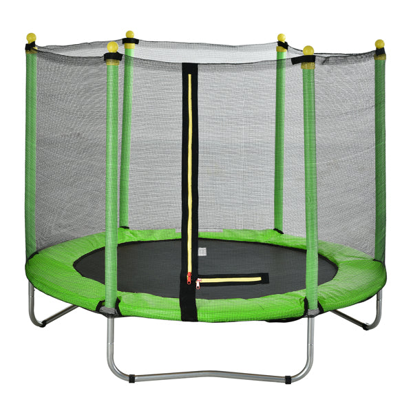 60" Round Trampoline - Outdoor Trampoline with Enclosure Netting - Round Trampoline with Net