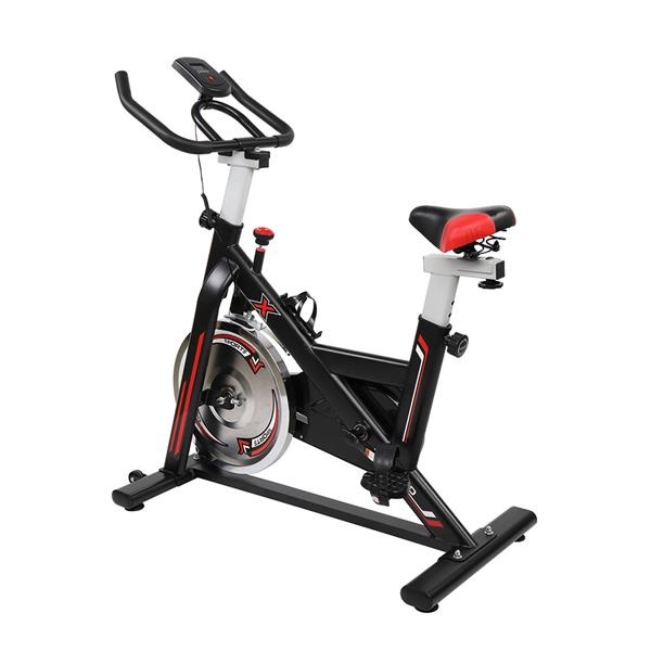 Home Exercise Bike - Black Spinning Bike with 8kg Flywheel - Adjusted Back and Forth Exercise Bike