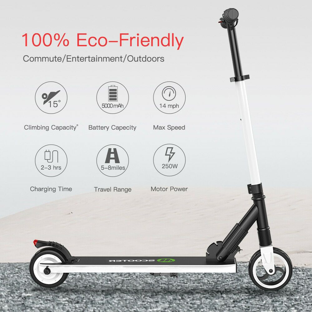 MegaWheels - Folding Electric Scooter for Adult - Kick E-Scooter - Safe Urban Electric Scooter
