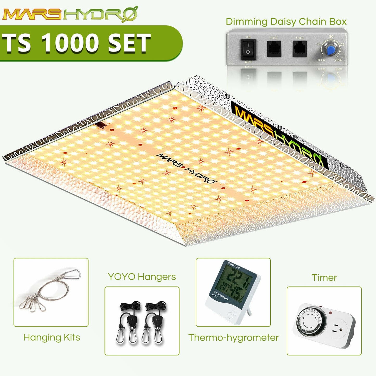 Mars Hydro - LED Grow Light - Full Spectrum Home Tent Kits