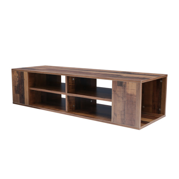 Wall Mounted Media Console - Floating TV Stand Component Shelf with Height Adjustable - TV Table for Living Room