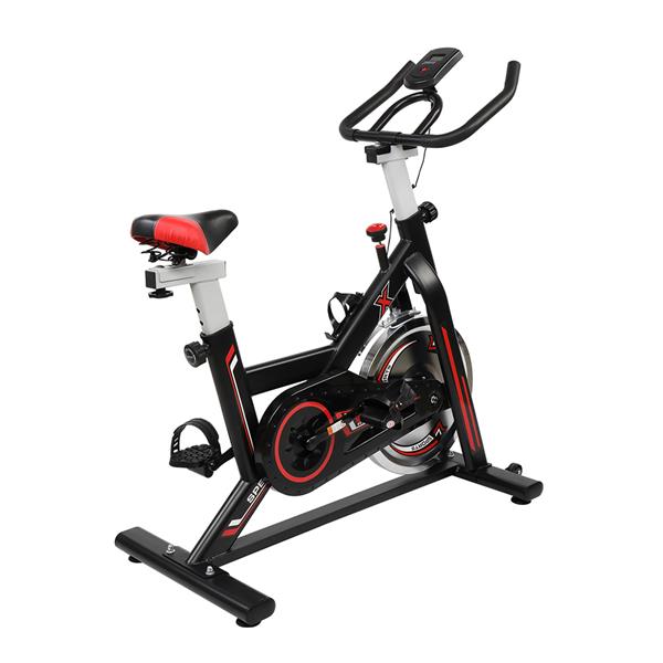 Home Exercise Bike - Black Spinning Bike with 8kg Flywheel - Adjusted Back and Forth Exercise Bike