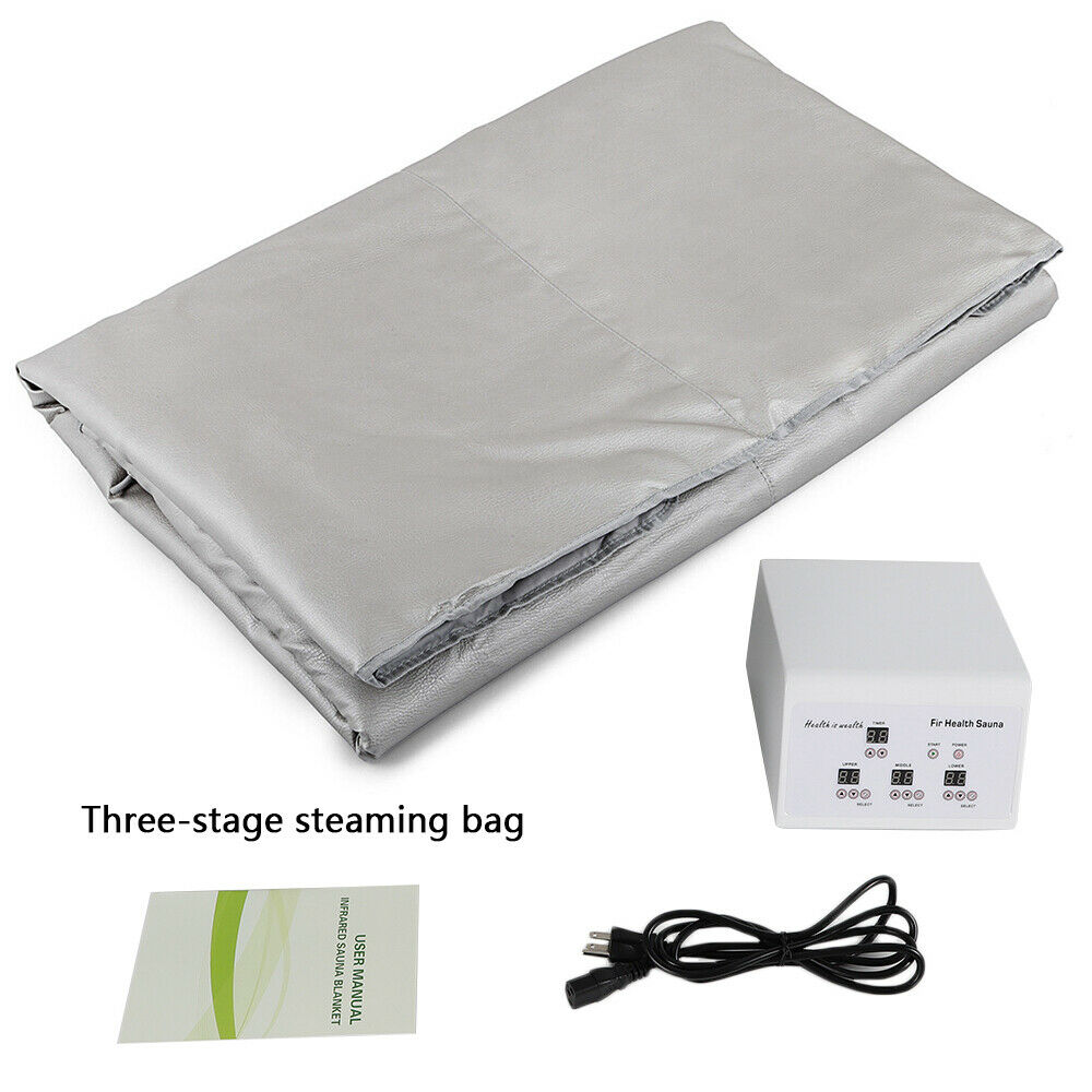 3 Zone Sauna Blanket - Digital Far-Infrared (FIR) Slimming Sauna Blanket - Weight Lose Blanket - Home Detox Spa