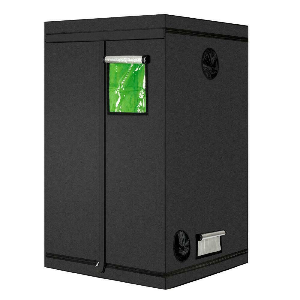 HydroponicsGrow - Hydroponics Grow Tent - 100% Reflective Mylar Non-Toxic Indoor Room with Green Window