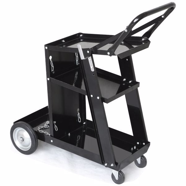 Professional Welding Cart Plasma Cutting Machine without Drawer Black - Heavy Duty Welder Cart - Heavy Duty Plasma Cutter