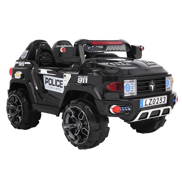 LEADZM LZ-9922 Off-Road Police Car Double Drive 35W*2 Battery 12V7AH*1 With 2.4G Remote Control Black