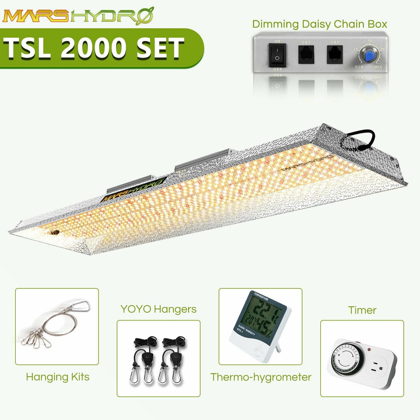 Mars Hydro - LED Grow Light - Full Spectrum Home Tent Kits