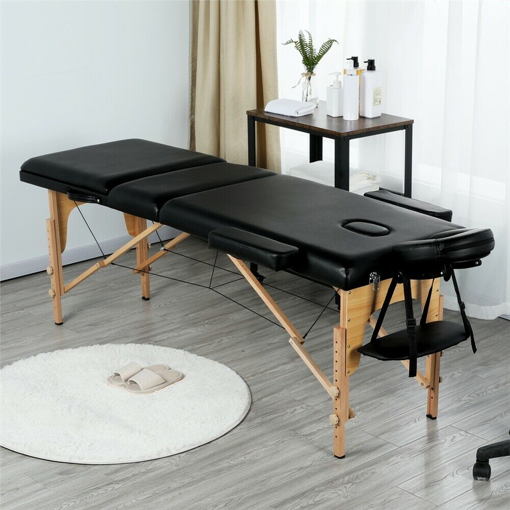 84 Inch Professional Massage Table - Portable Beauty Salon Bed - Beauty Tattoo Massage Bed - Adjustable Massage Bed