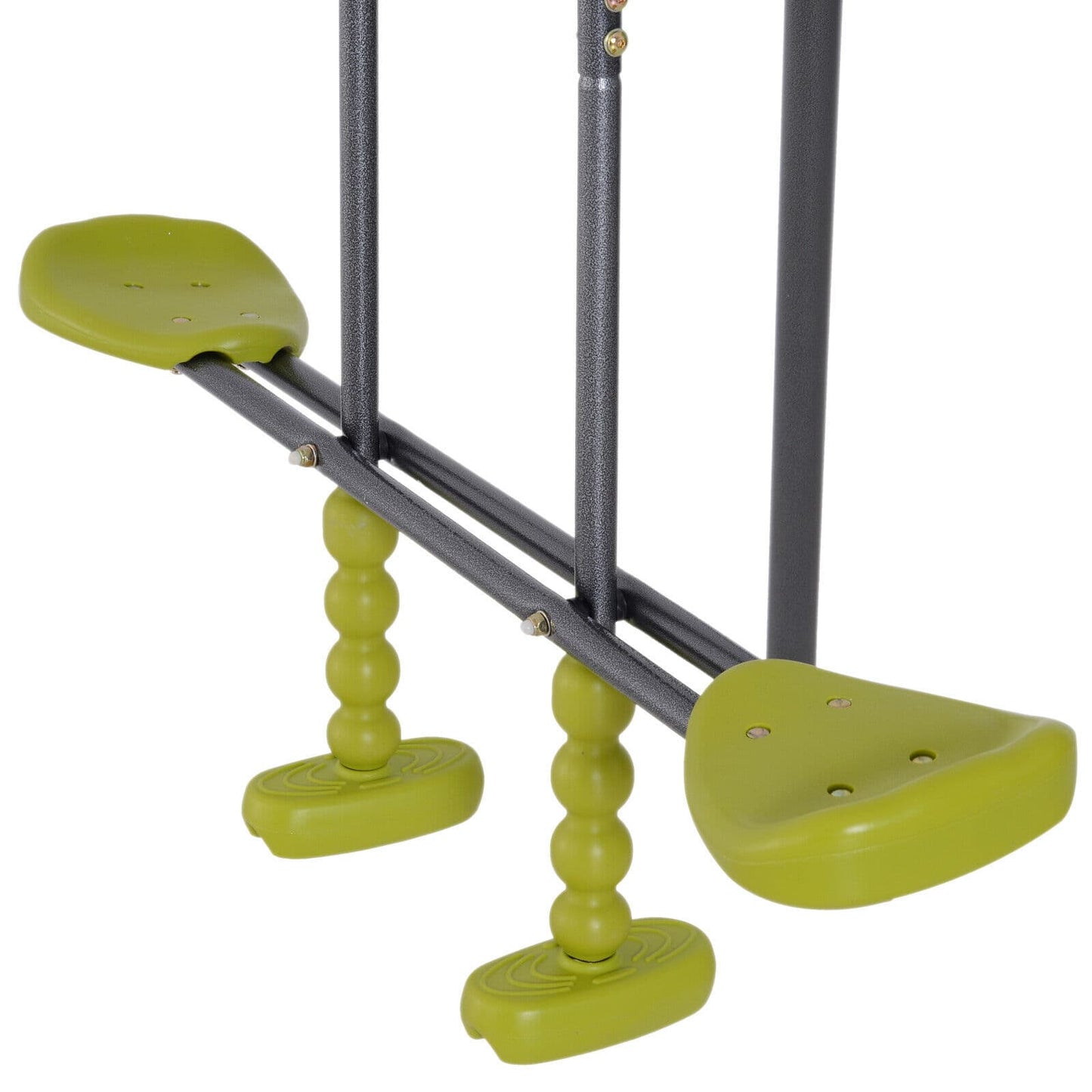 KidsPlay - A-Frame Kids Metal Swing Set - Swing Chair - Glide Set - Climbing Ladder