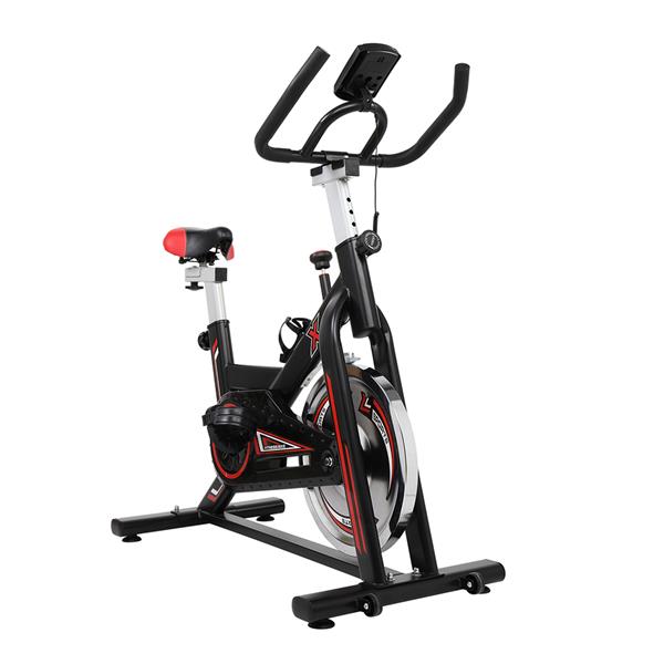 Home Exercise Bike - Black Spinning Bike with 8kg Flywheel - Adjusted Back and Forth Exercise Bike