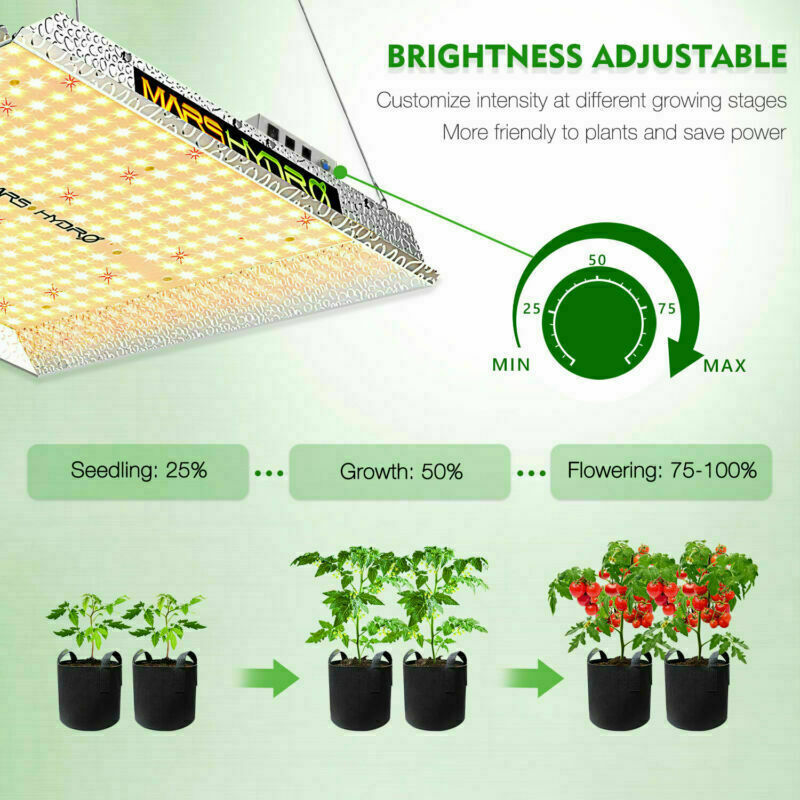 Mars Hydro - LED Grow Light - Full Spectrum Home Tent Kits