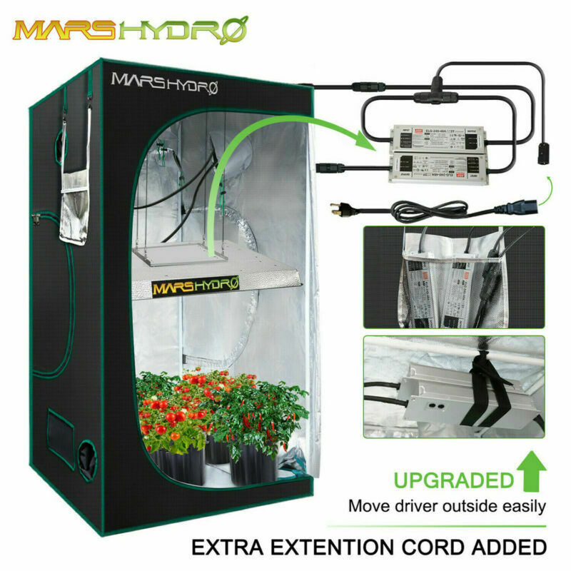 Mars Hydro - LED Grow Light - Full Spectrum Home Tent Kits