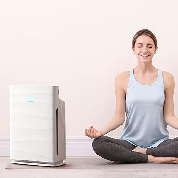 True HEPA Filter Air Purifier - 100% Ozone Free Air Cleaner and Deodorizer - Suitable For Pet Hair and Other Allergens in the Bedroom