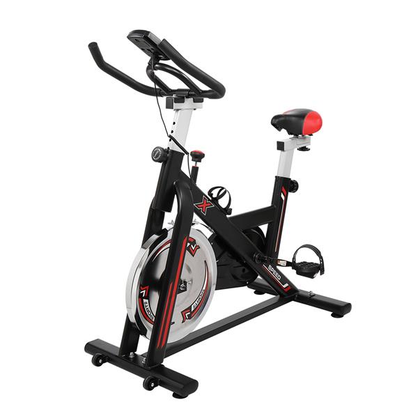 Home Exercise Bike - Black Spinning Bike with 8kg Flywheel - Adjusted Back and Forth Exercise Bike