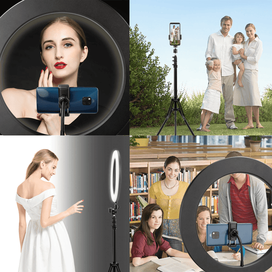 10"/14"/18" Selfie Ring Light - Ring Light with Tripod - LED Ring Light - RGB Ring Light - RGB LED Ring Light