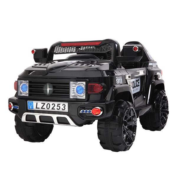 LEADZM LZ-9922 Off-Road Police Car Double Drive 35W*2 Battery 12V7AH*1 With 2.4G Remote Control Black