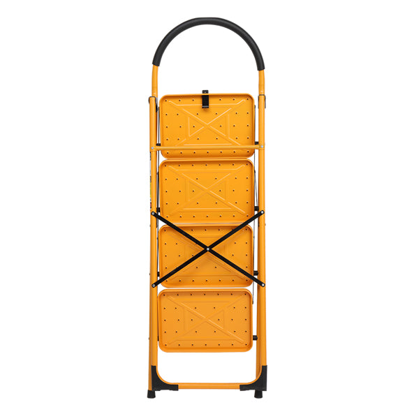 4 Step Ladder Folding Step Stool - Lightweight Ladder with Handgrip Anti-Slip - Wide Pedal
