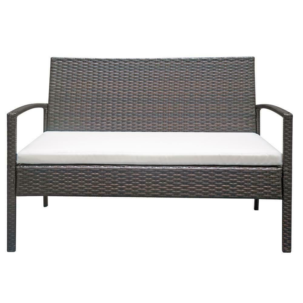 Patio Furniture Set - Rattan Furniture - Patio Sofa Set - Outdoor Sofa Furniture - Outdoor Chair Set - Wicker, Table, 4 Piece, Light Weight