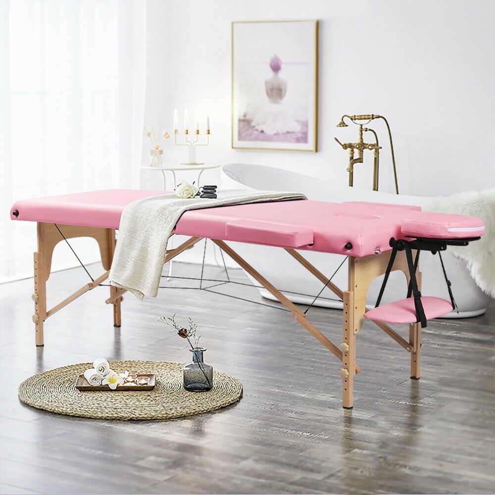 84 Inch Professional Massage Table - Portable Beauty Salon Bed - Beauty Tattoo Massage Bed - Adjustable Massage Bed