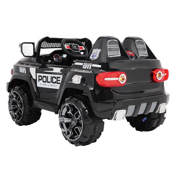 LEADZM LZ-9922 Off-Road Police Car Double Drive 35W*2 Battery 12V7AH*1 With 2.4G Remote Control Black