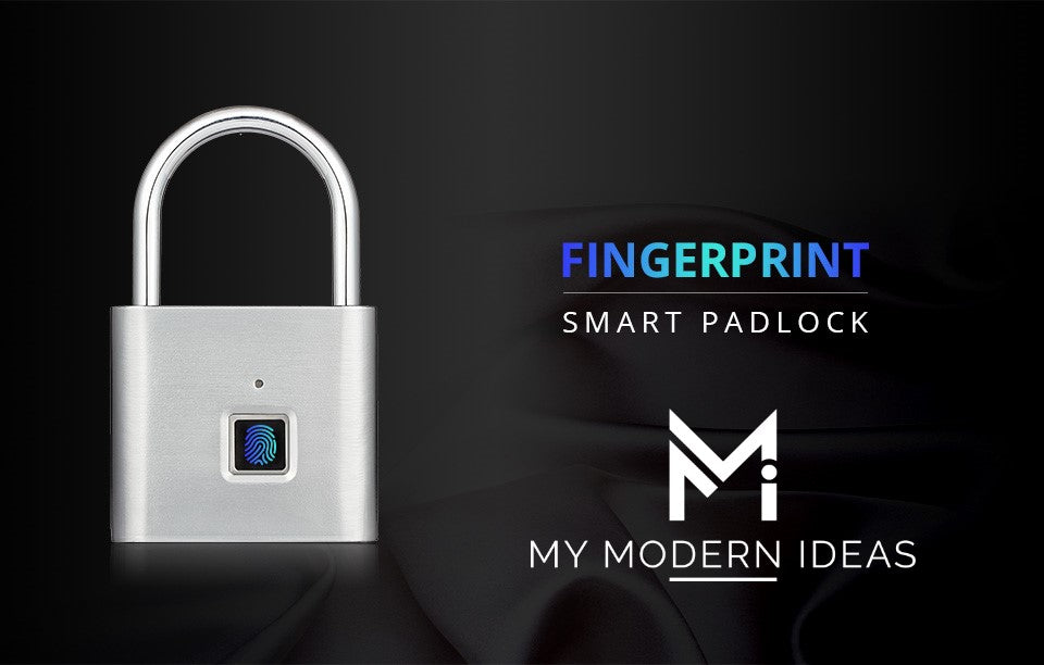 Keyless USB Fingerprint Smart Padlock