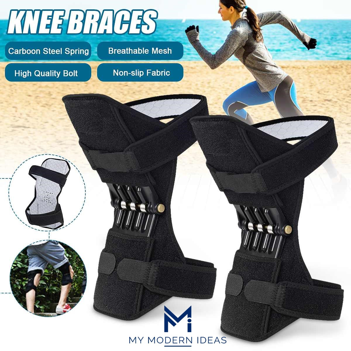Power Knee Support Pads - Breathable Non-slip Pain Relief For Knees