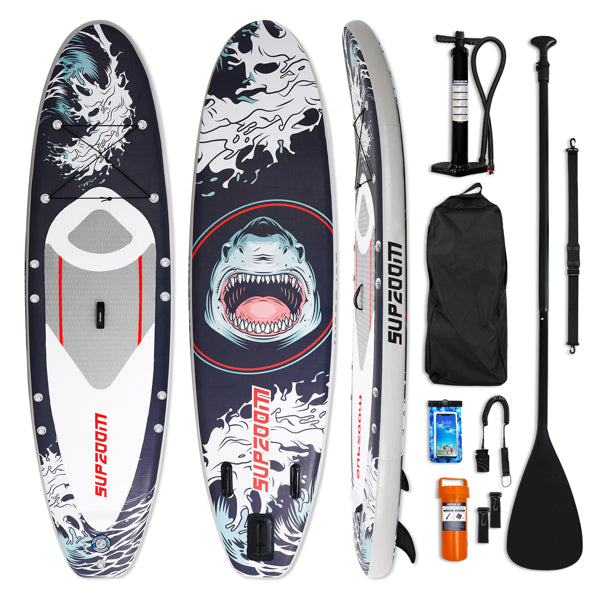 Inflatable Paddle Board 10'6×32"×6" - SUPZOOM Inflatable Paddle Board - Stand Up Paddle Board Set