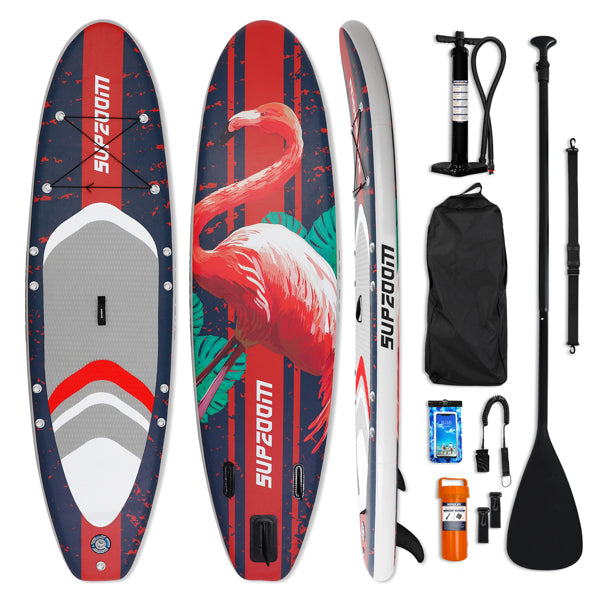 Inflatable Paddle Board 10'6×32"×6" - SUPZOOM Inflatable Paddle Board - Stand Up Paddle Board Set