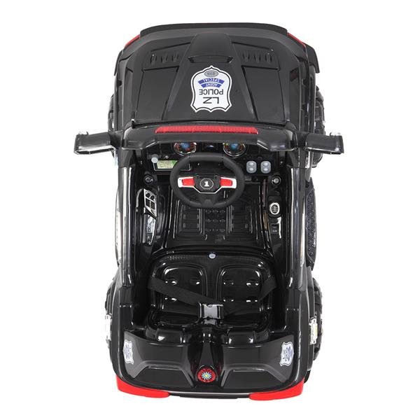 LEADZM LZ-9922 Off-Road Police Car Double Drive 35W*2 Battery 12V7AH*1 With 2.4G Remote Control Black