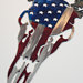 American Flag Style Deer Metal Wall Art - Gift for Hunter - America Flag Deer Metal Art - Hunting Décor - Hunting Art