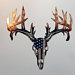 American Flag Style Deer Metal Wall Art - Gift for Hunter - America Flag Deer Metal Art - Hunting Décor - Hunting Art