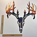 American Flag Style Deer Metal Wall Art - Gift for Hunter - America Flag Deer Metal Art - Hunting Décor - Hunting Art