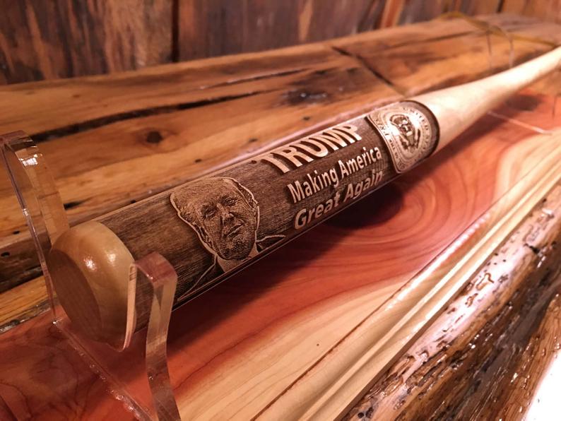 President Trump 'Making America Great Again' Mini Baseball Bat