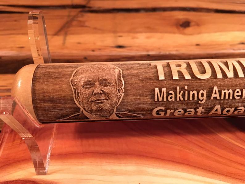 President Trump 'Making America Great Again' Mini Baseball Bat