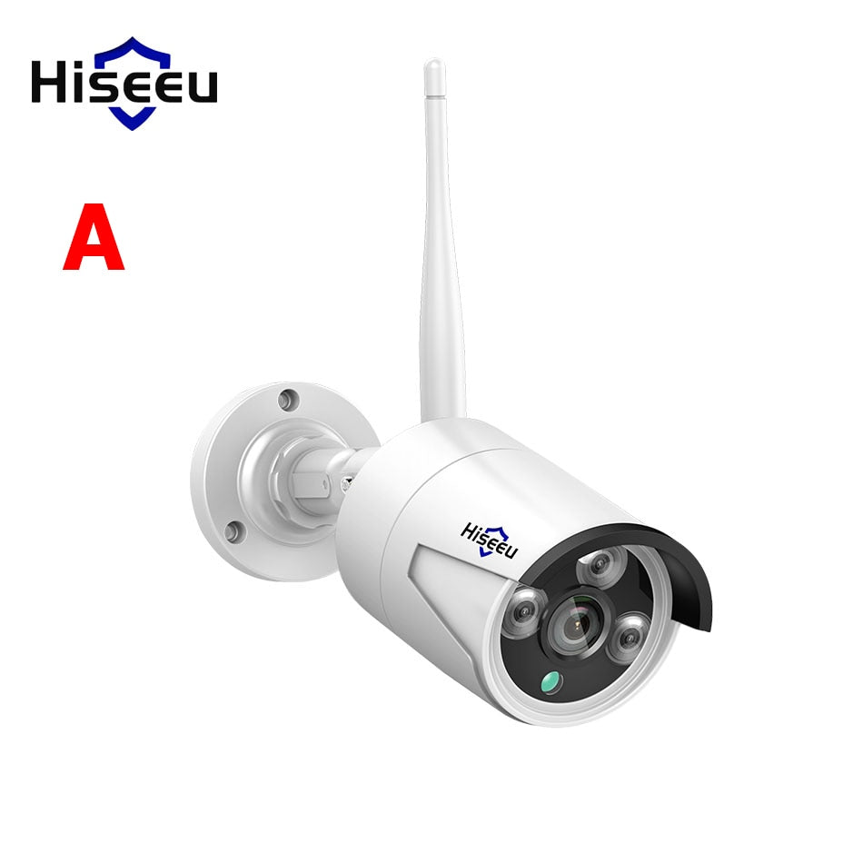 Hiseeu 1080P Wireless IP Camera - 3.6mm Lens Waterproof Security WiFi Camera - Hiseeu Wireless CCTV System Kits - IP Pro APP View Camera