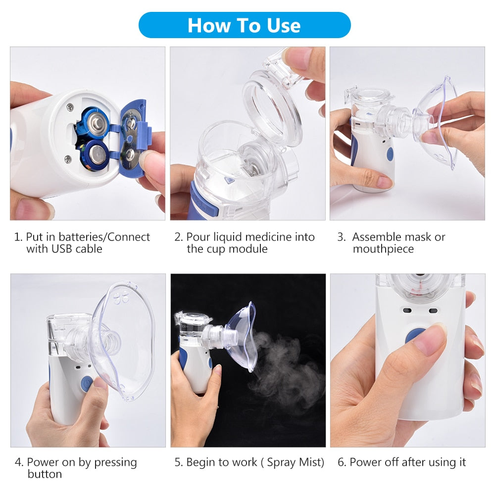 Nebulizer for Kids - Portable Nebulizer - Handheld Nebulizer - Breath EZ Pro