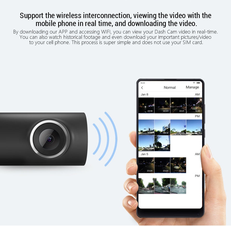 Dash Camera with 1080HD Night Vision - HD Dash Cam by OmniPresent