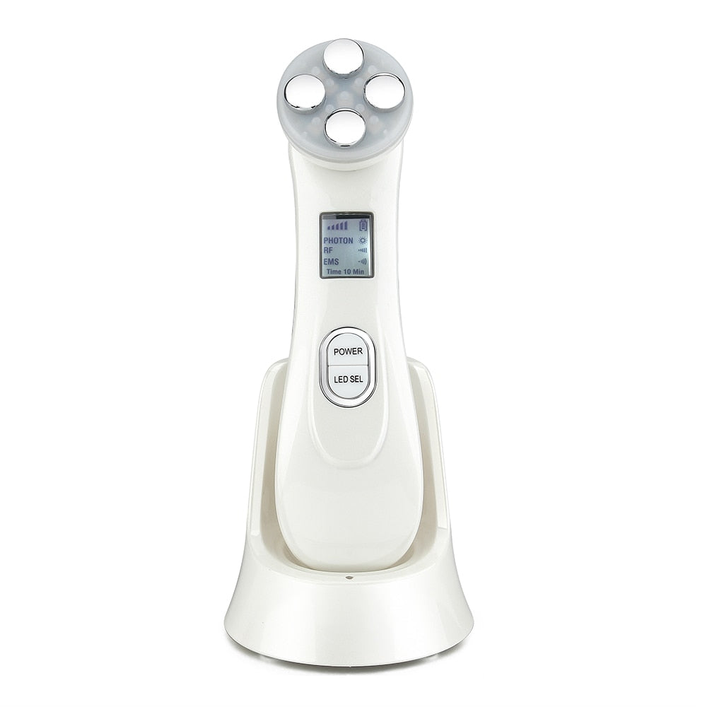 5 in 1 EMS RF Radio Frequency Machine - Mesotherapy Electroporation Machine - Face Beauty LED Photon Machine - Skin Rejuvenation Machine - Wrinkle Remover Machine