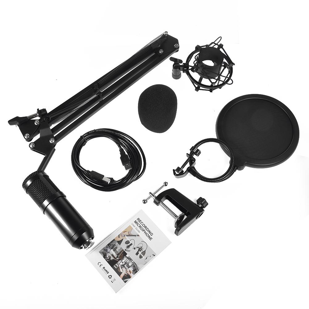 SoundBiz - Professional Microphone Set - 192KHZ/24Bit Microphone Set - Recording Microphone Set - Desk Mounted Microphone