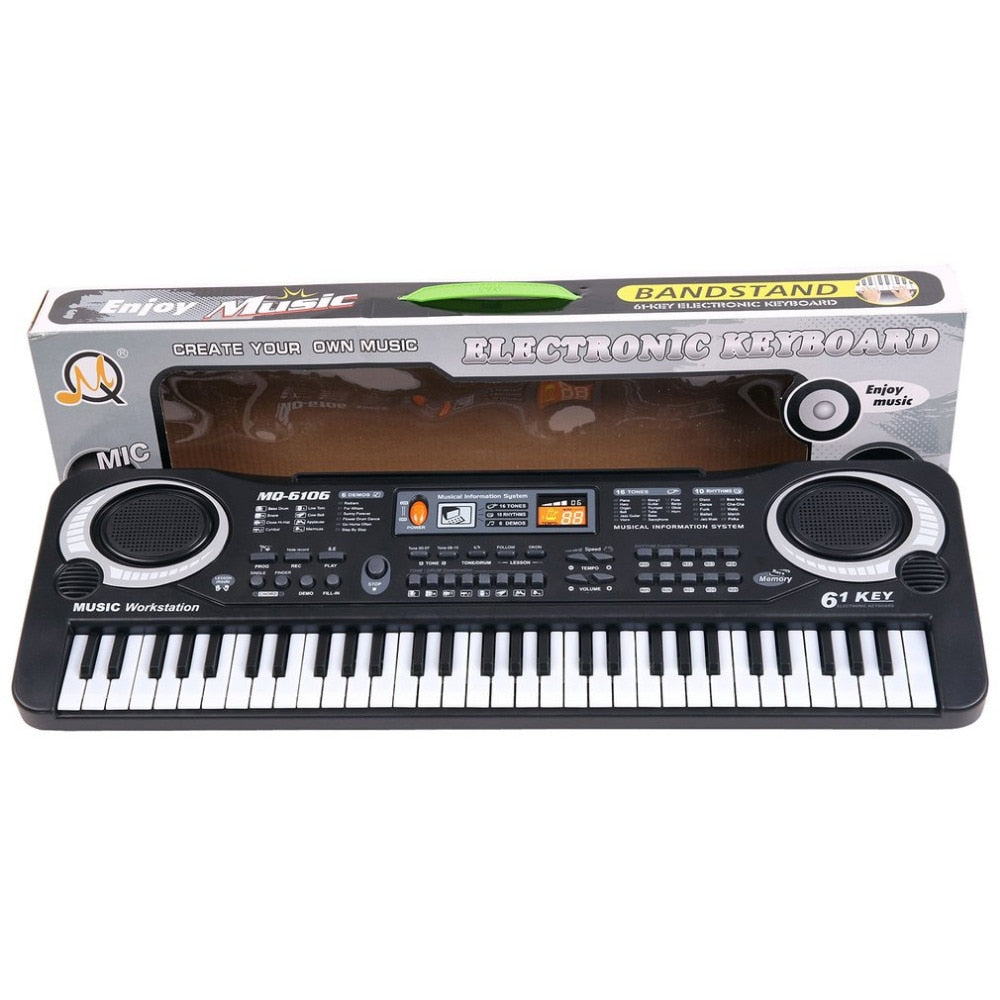 61 Keys Digital Music Electronic Keyboard Key Board Gift Electric Piano Gift Children Early Educational Tool For Kid new arrival