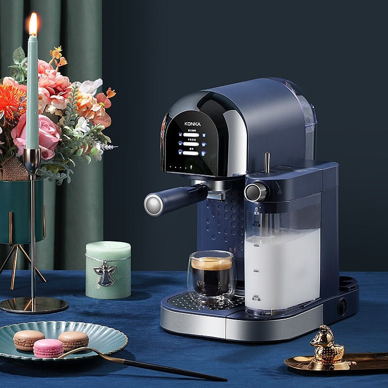 KONKA Coffee Maker - Automatic Coffee Machine - All-in-One Coffee Machine - Espresso Americano Cappuccino Coffee Maker
