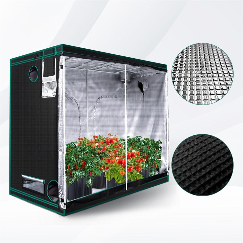 MarsHydro - 1680D Hydroponics Grow Tent - 240X120X200cm Indoor Grow Tent - Indoor LED Grow Tent - Non-toxic Plant Room