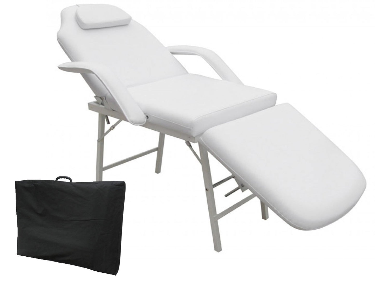 Costway - 73" Portable Facial Spa Bed Massage Table - Facial Spa Bed Table - Tattoo Parlor Bed - Beauty Salon Bed