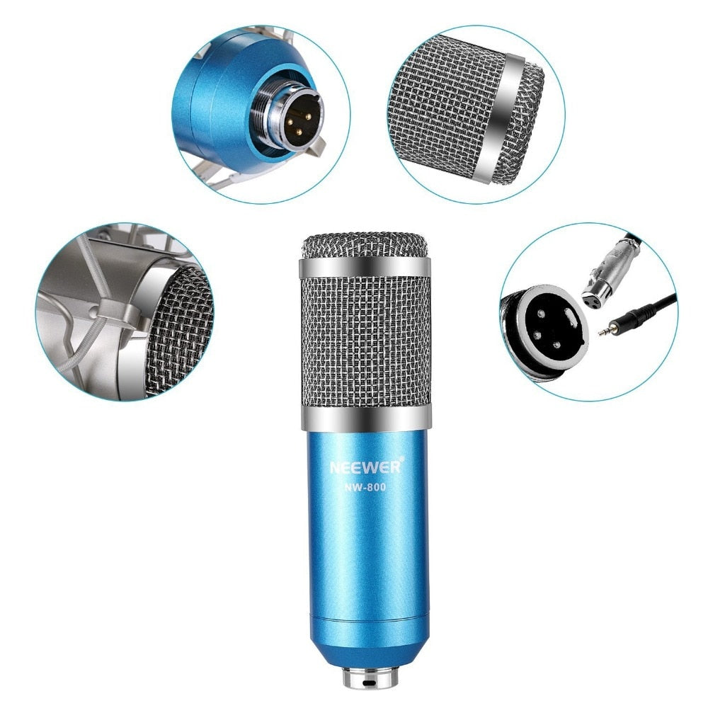 Neewer NW Condenser Microphone - NW800 Microphone Kit - Professional Condenser Microphone - Professional Microphone Kit