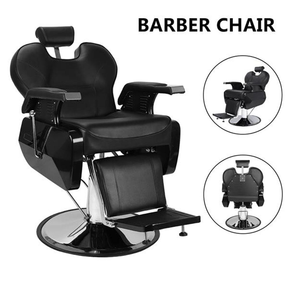 ChairsPro - Hydraulic Barber Chair - Leather Professional Salon Barber Chair - Salon Hairdresser Barber Chair