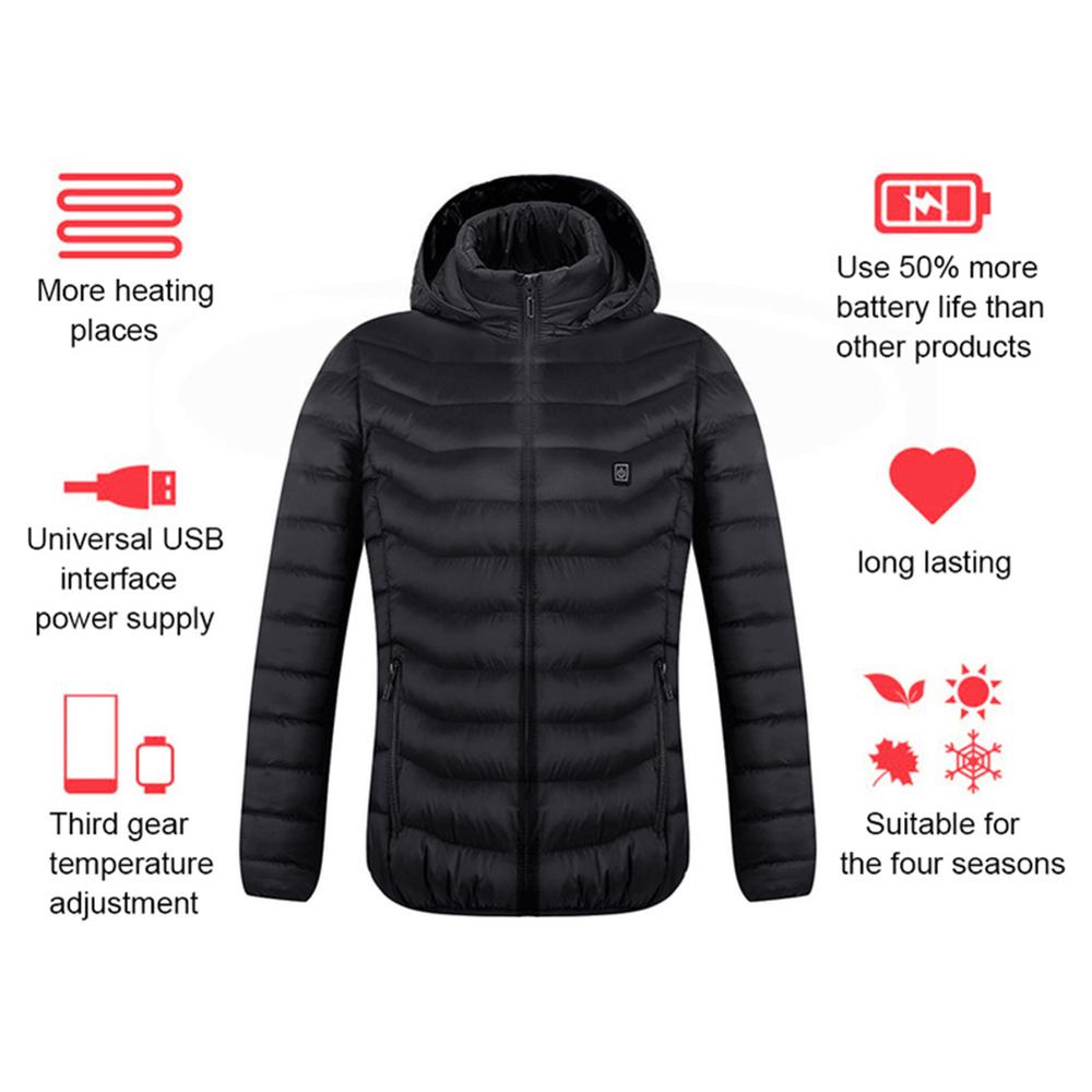 PolarTech - Heated Winter Jacket - Men's Heated Jacket - Woman's Heated Jacket - Unisex Heated Jacket