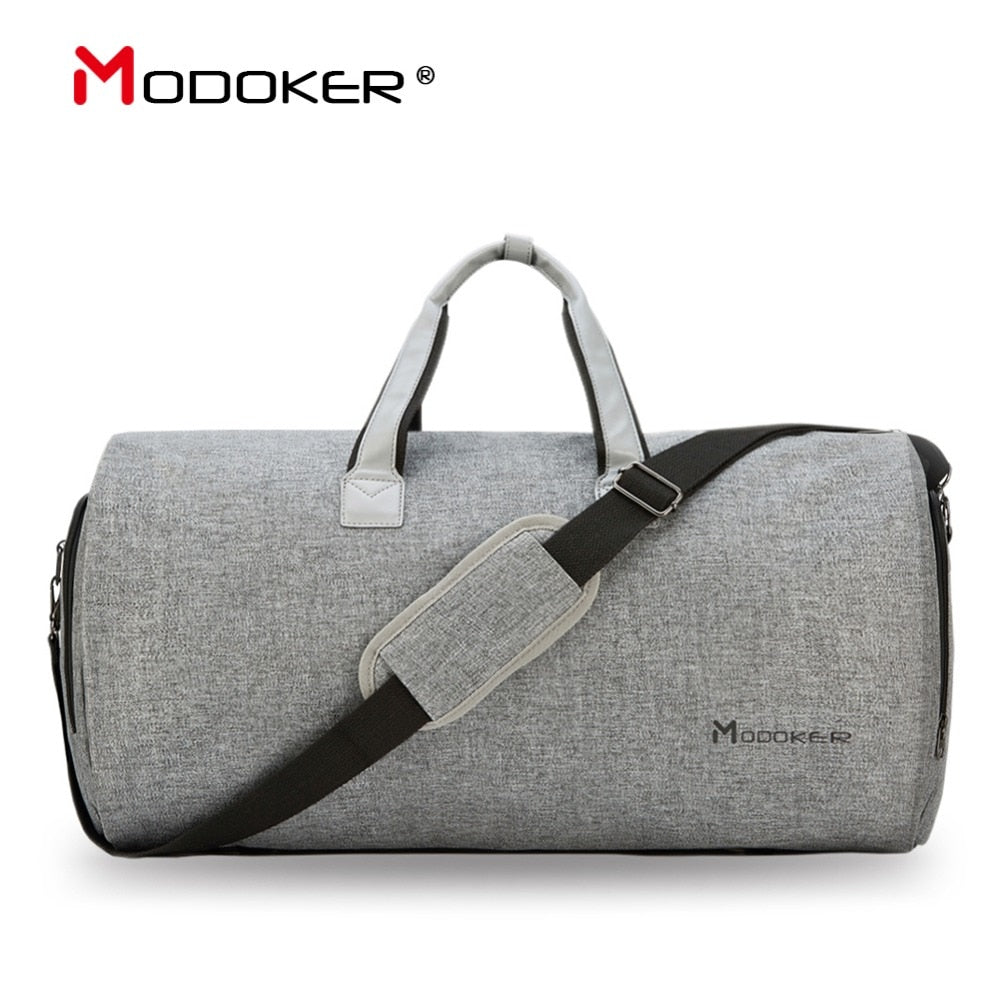 Modoker Garment Travel Bag - Multiple Pockets Travel Bag - Travel Bag with Shoulder Strap - Suitcase Clothing Business Bag