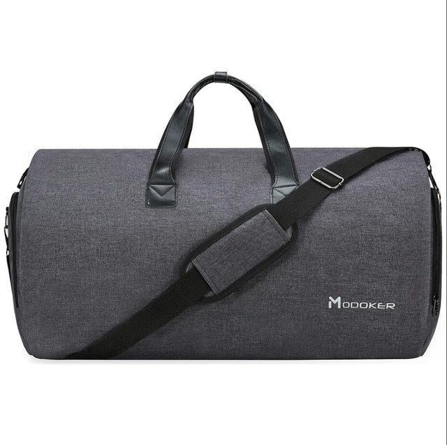 Modoker Garment Travel Bag - Multiple Pockets Travel Bag - Travel Bag with Shoulder Strap - Suitcase Clothing Business Bag