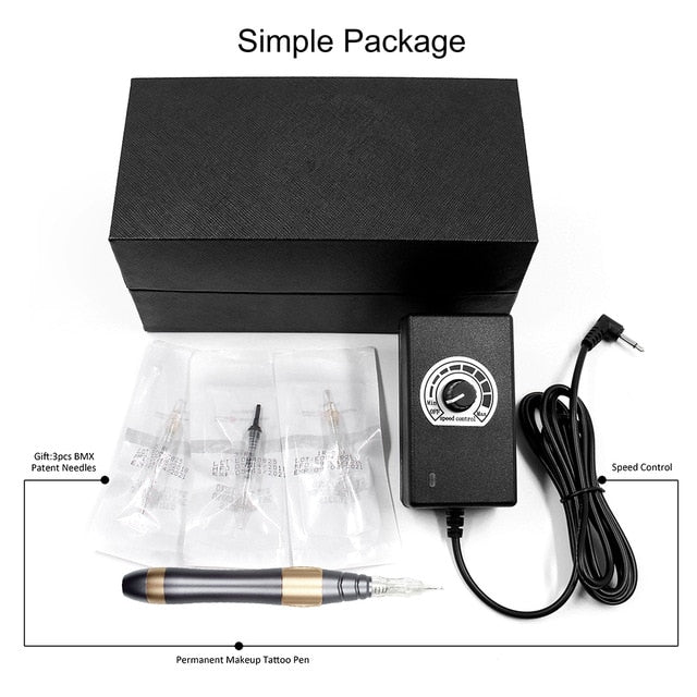 Biomaser - Professional Tattoo Machine - Tattoo Machine Rotary Pen - Eyebrows Tattoo Machine - Lip Tattoo Machine - DIY Tattoo Machine Kit